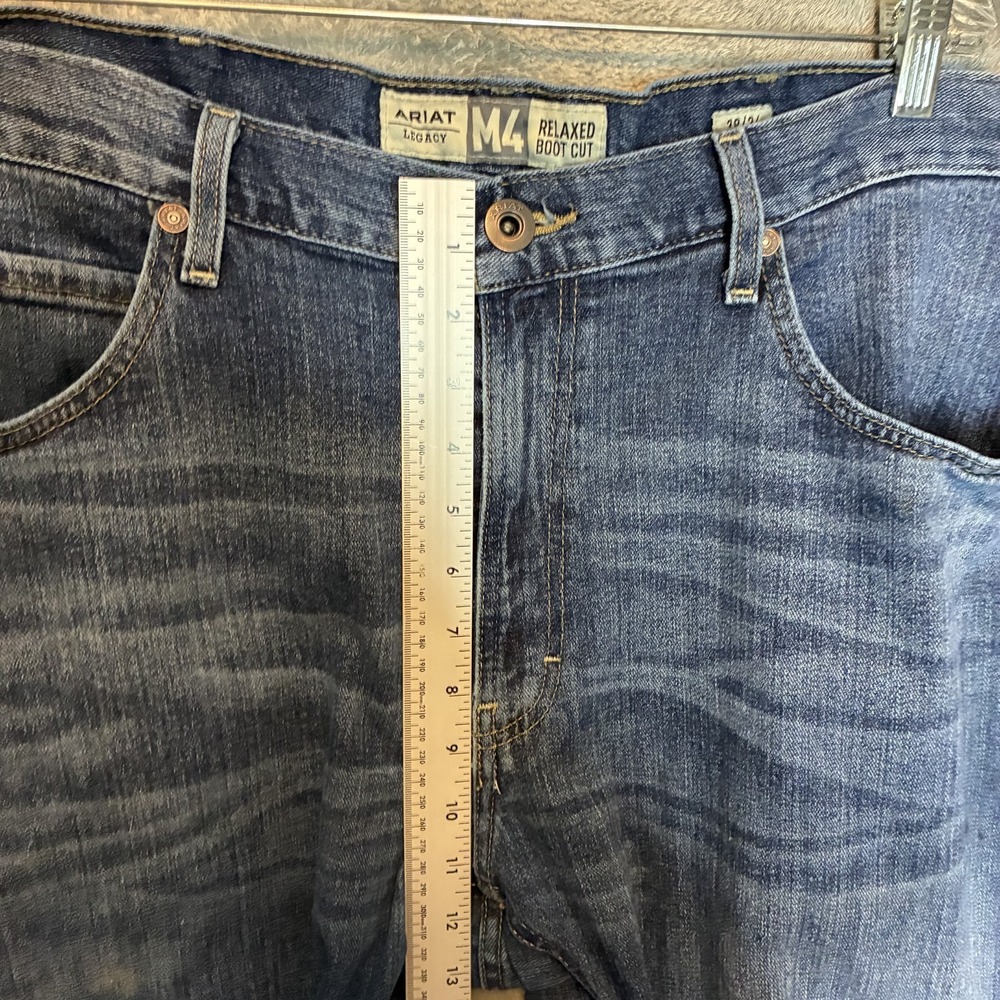 Ariat Mens M4 Relaxed Boot Jeans 38x34 Dark Wash Cowboy Western Country - Picture 11 of 16